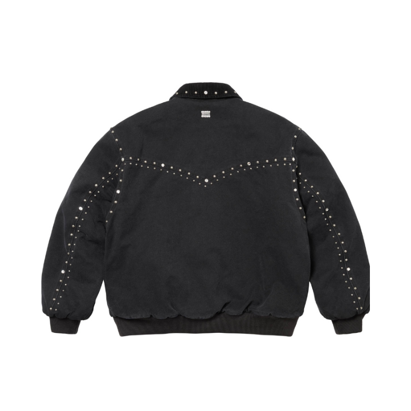 Jackets B.B. SIMON STUDDED BLACK | Supreme