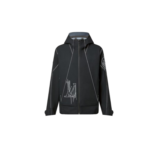 Jacket Windbreaker Frequency Tech Black | Louis Vuitton