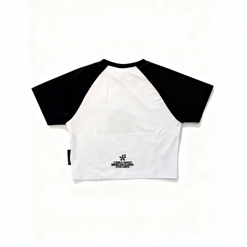Tank Top Floral Black White  | Maison Guava