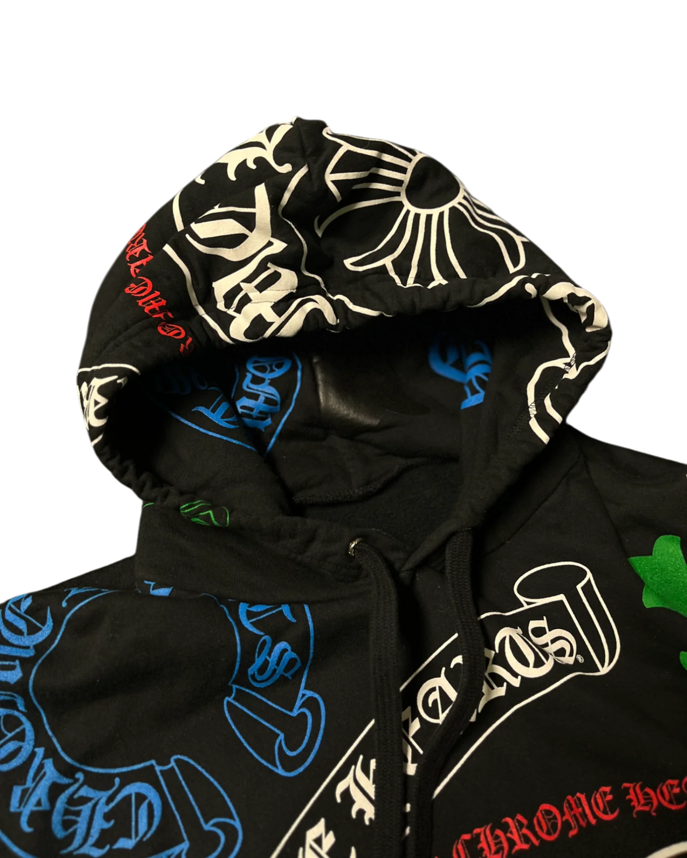 Hoodie Black Stencil | Chrome Hearts