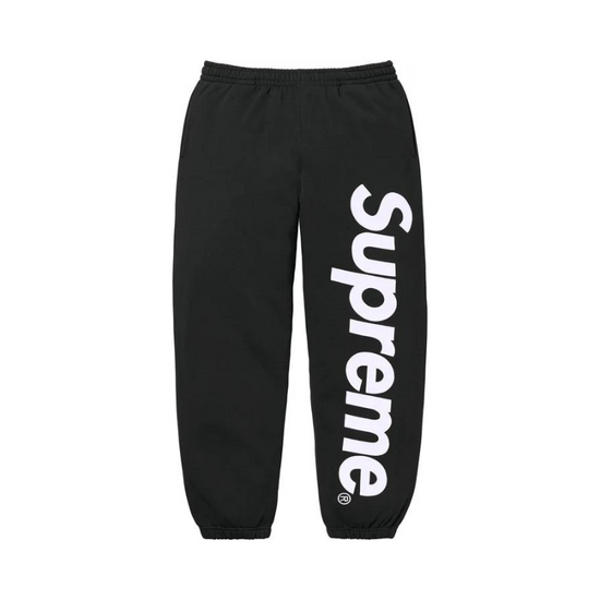 Joggers Satin Appliqué Sweatpant (FW24) Black | Supreme