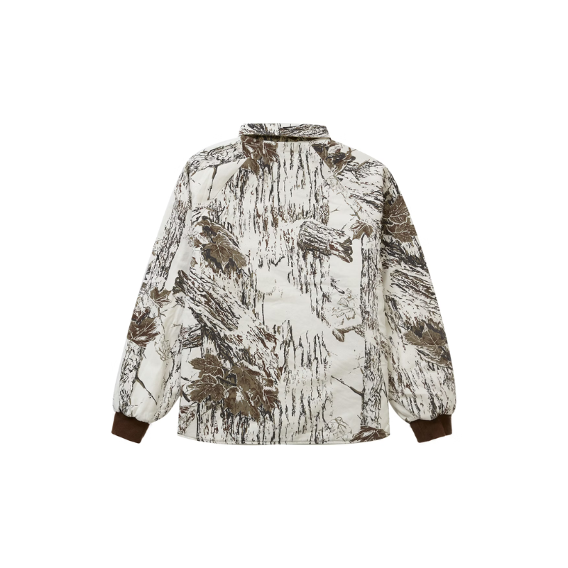 Supreme Veste de travail matelassée réversible RealTree Snow Camouflage