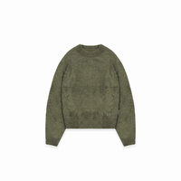 Knitwear Furry Darkgreen | Reternity