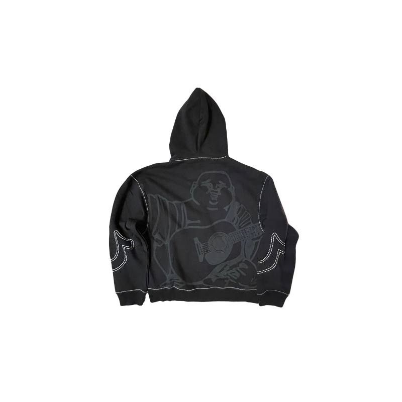 Zip Hoodie Cinched Big T  | True Religion