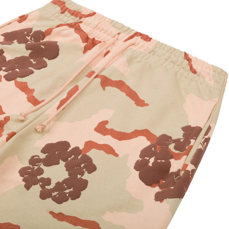 Joggers Tan Camo Cotton Wreath  | Denim Tears