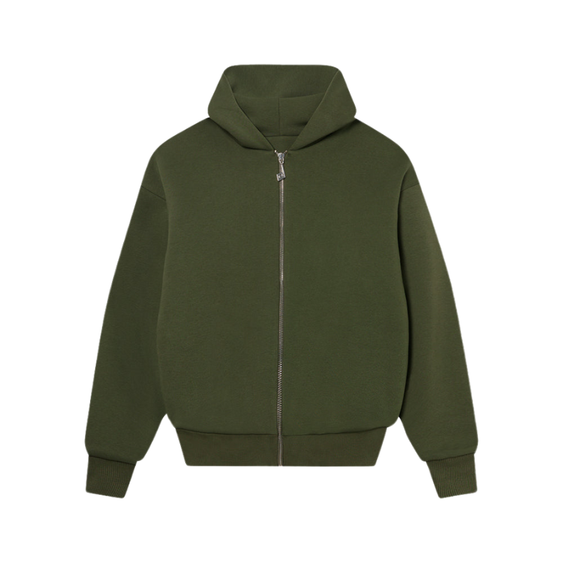 Zip Hoodie Olive | Perplex