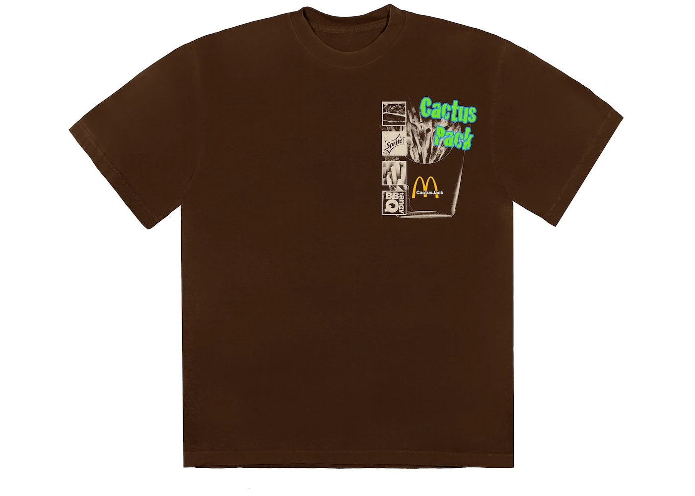 T-Shirt Travis Scott x McDonald’s Cactus Pack Vintage Promo Brown