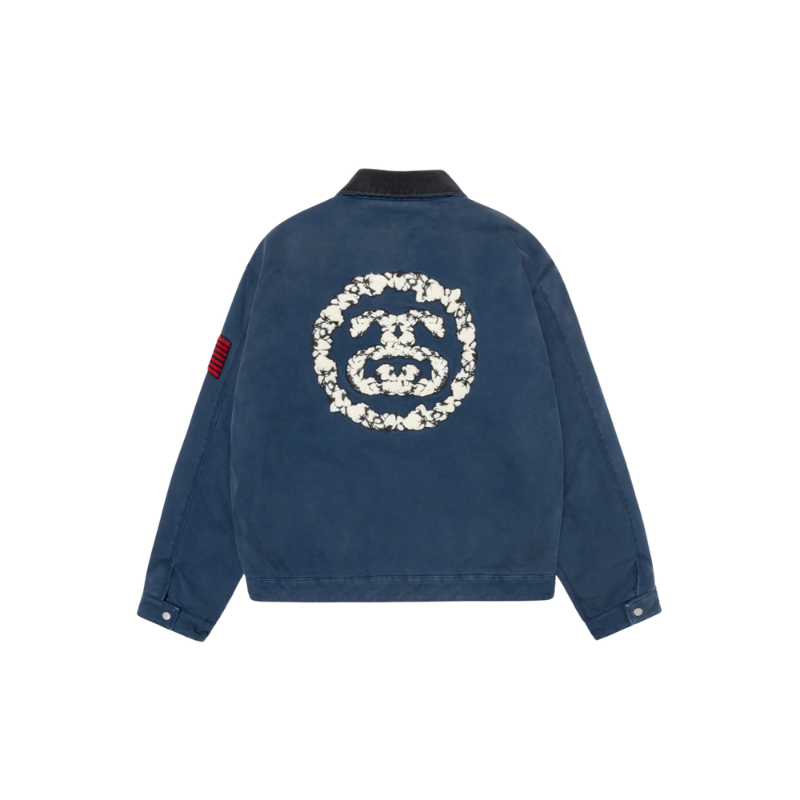 Jacket Canvas Blue | Stussy x Denim Tears