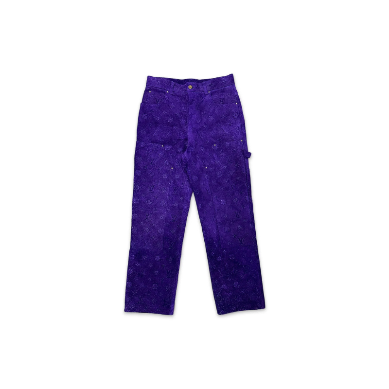 Pants Monogram Embossed Suede  | Louis Vuitton