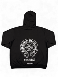 Hoodie Osaka Exclusive Horseshoe Black | Chrome Hearts