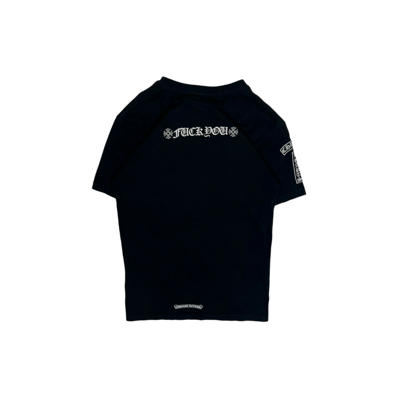 Chrome Hearts Black Fuck You Logo Tee