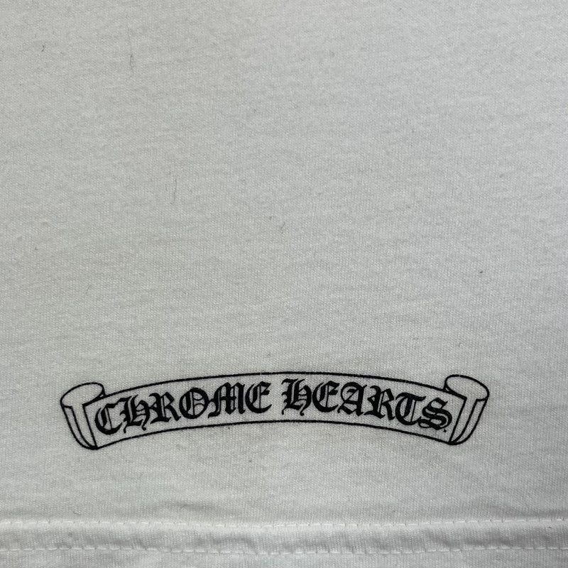 Tee CHROME HEARTS White Dagger Logo Vintage