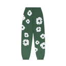 Joggers The Cotton Wreath Green | Denim Tears