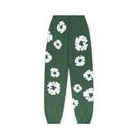 Joggers The Cotton Wreath Green | Denim Tears