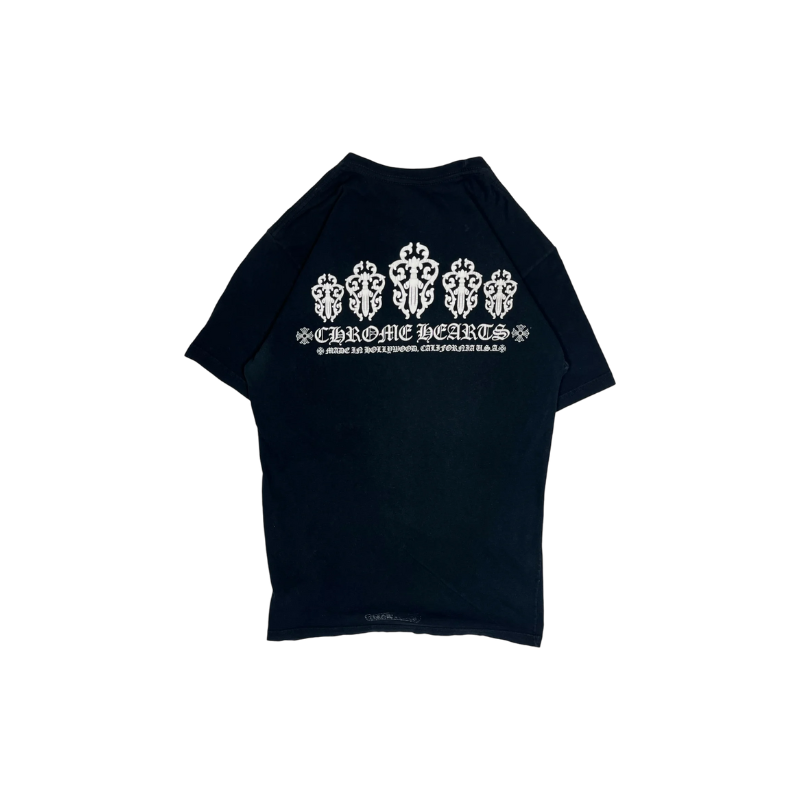 Chrome Hearts Black White Dagger Logo Tee (2)