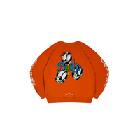 Crewneck Matty Boy Link & Build Orange | Chrome Hearts