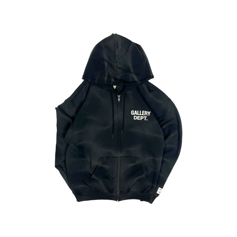 Gallery Dept Black Logo Hoodie