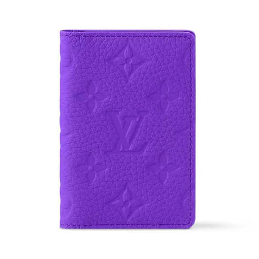 Organizer LOUIS VUITTON Purple monogram Leather