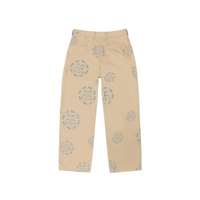 Cargo Pants SS Wreath Chino Khaki | Denim Tears x Stussy
