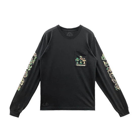 Longsleeve Black Camo Cross | Chrome Hearts