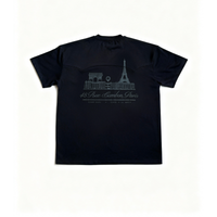 T-shirt Double Stitched Black | Maison Guava