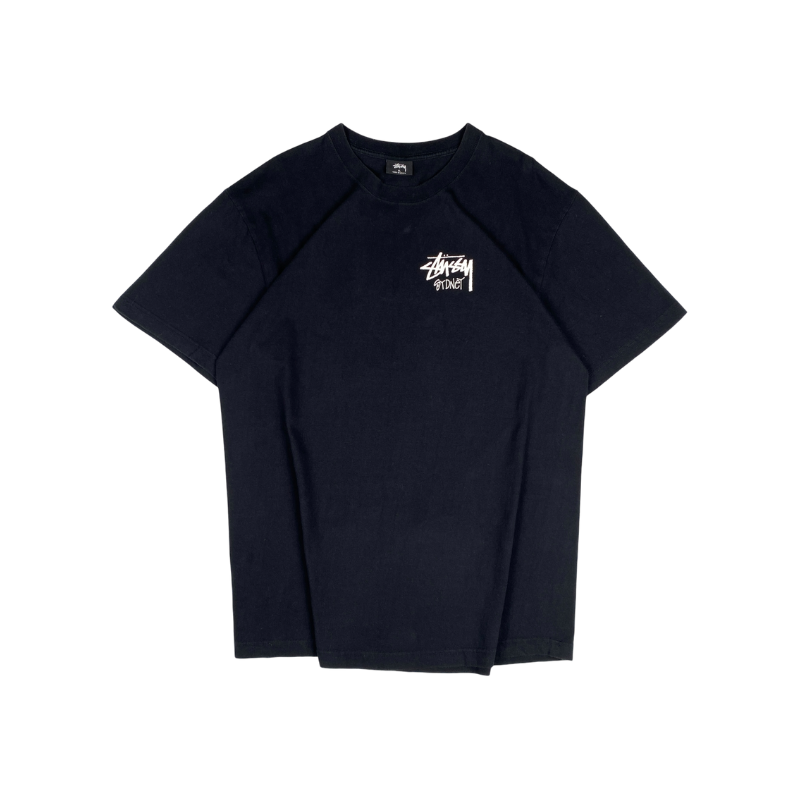 Stussy Black Sydney Logo Tee