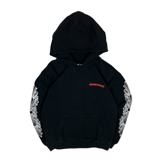 Chrome Hearts Matty Boy Flower Chomper Black Hoodie