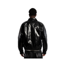 Leather Jacket Crocodile Black | Baara