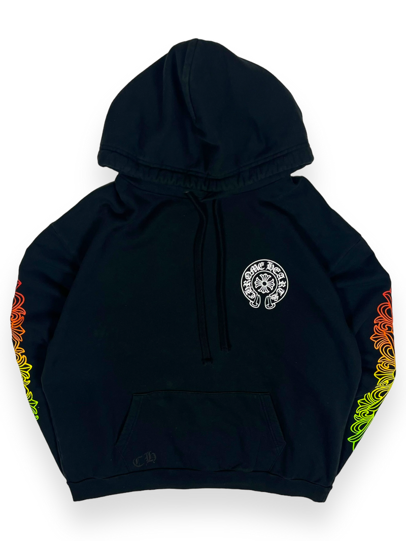 Chrome Hearts Black Floral Gradient Made In Hollywood Hoodie