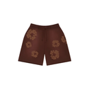 Shorts Mono Cotton Wreath Sweat Brown | Denim Tears