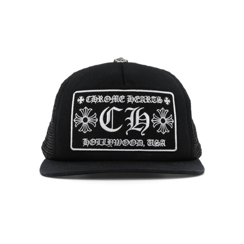 Casquette Chrome Hearts CH Hollywood noir/noir