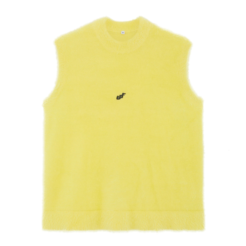 T-shirt Sleeveless Yellow | UNDEFINED