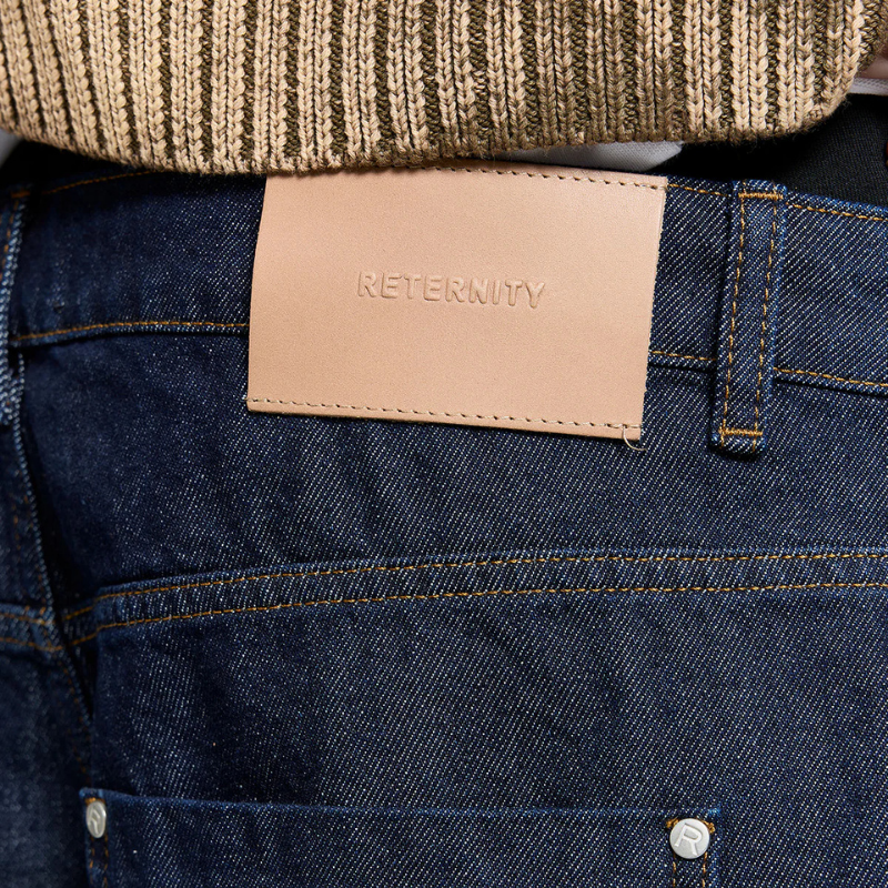 Denim Pants Raw Dark Blue | Reternity
