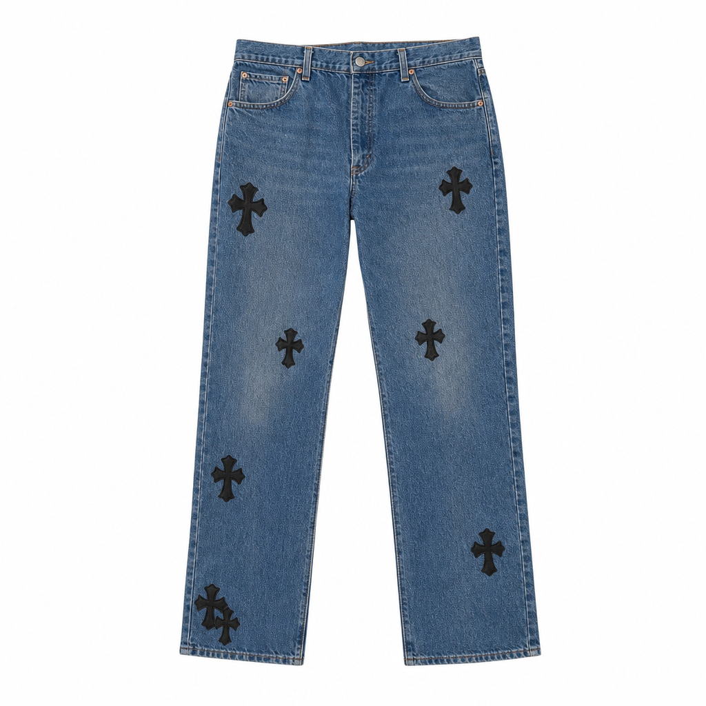 Jeans Washed Blue Levis 517 | Chrome Hearts, Hype clothes, view 5