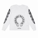 Longsleeve White Floral Horseshoe | Chrome Hearts — Hype clothes — view 6