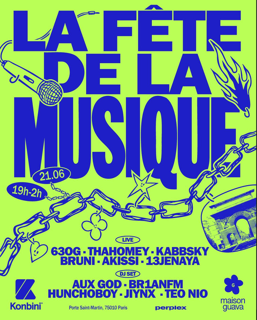 Fête de la musique Maison Guava X Konbini