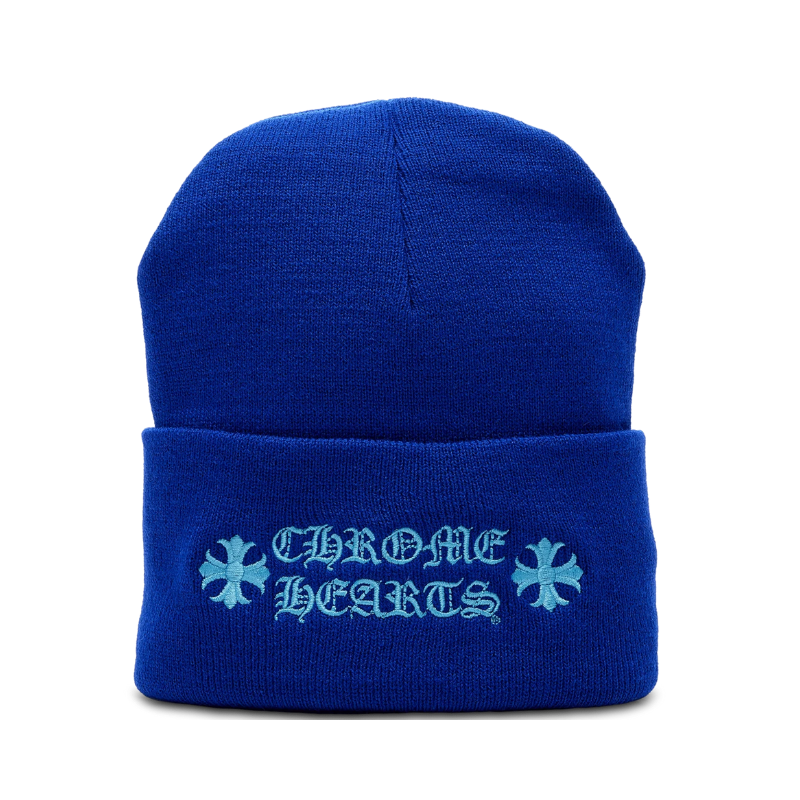 Beanie CHROME HEARTS Bleu