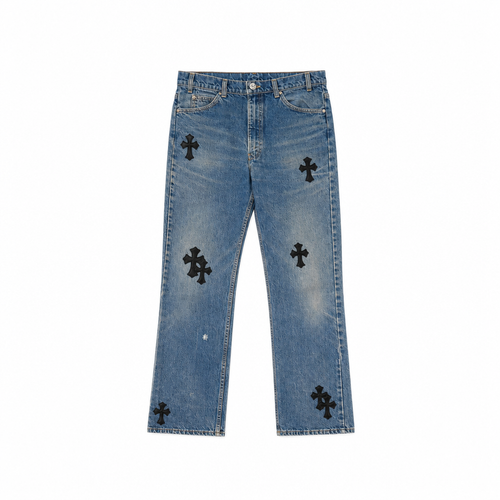 Jeans Washed Blue Levis 517 | Chrome Hearts