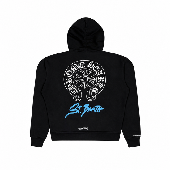 Zip Hoodie St. Barth Exclusive Black | Chrome Hearts