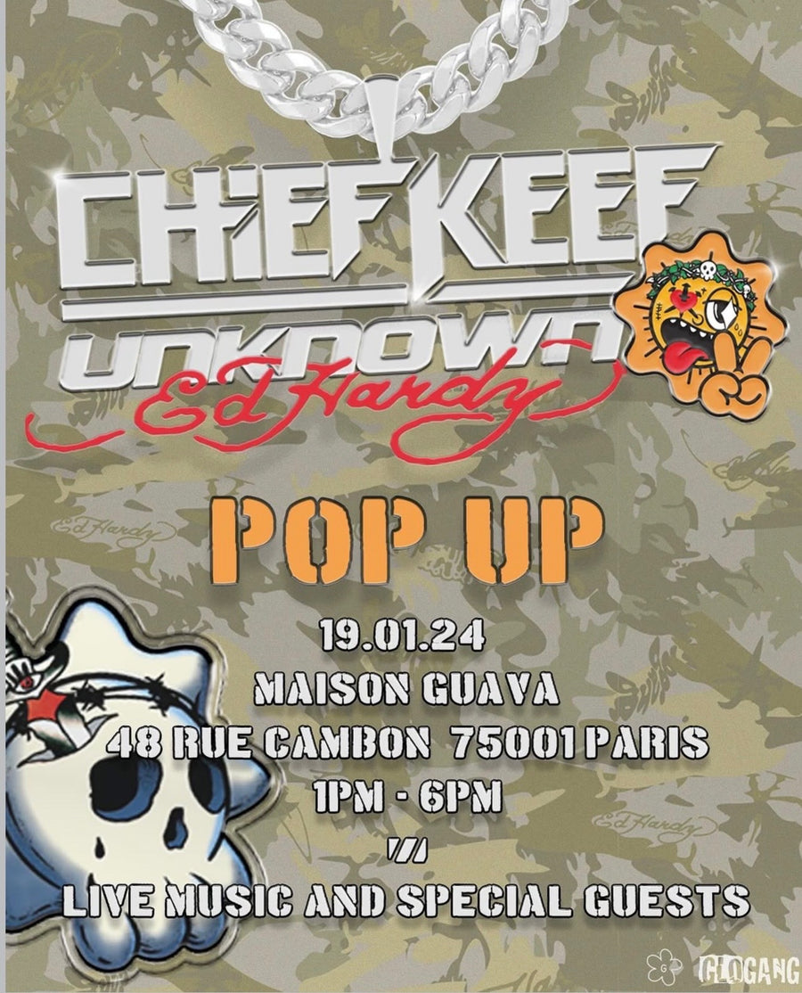 Unknown x Chieff x Ed Hardy Pop Up