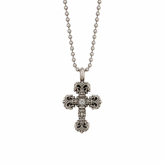 Pendant  Filigree Center Diamond | Chrome Hearts