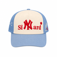 Cap Blue Red Flower | Maison Guava x Chateau Sinard, Accessories, view 2