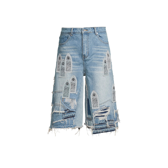 Shorts Patched Arch Blowout Sky  | WhoDecidesWar