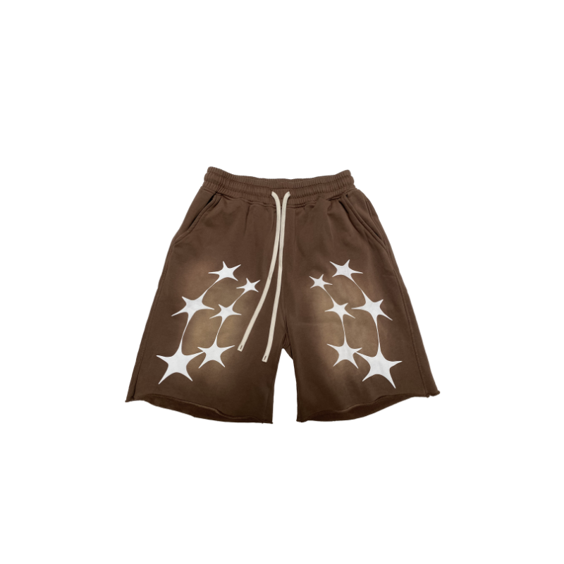 Shorts Cosmos Brown | Année Lumière — view 3