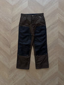 Jeans Brown Double Knee Leather Black | Chrome Hearts, view 3