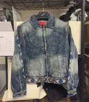 Jacket Gemstone Eye Embroidery Washed Blue | KidSuper, Hype clothes, view 3