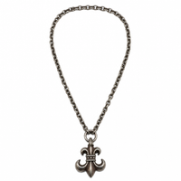 Pendant Fleur De Lys + Paper Chain | Chrome Hearts, Accessories
