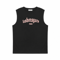 Tank Top Graphic Black | Les Bons Gars