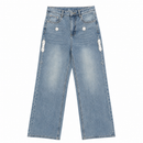 Jeans Blue Rhinestones | Maison Guava