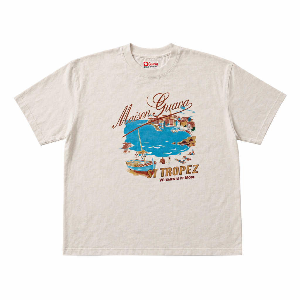 T-shirt Saint Tropez Ilustration | Maison Guava